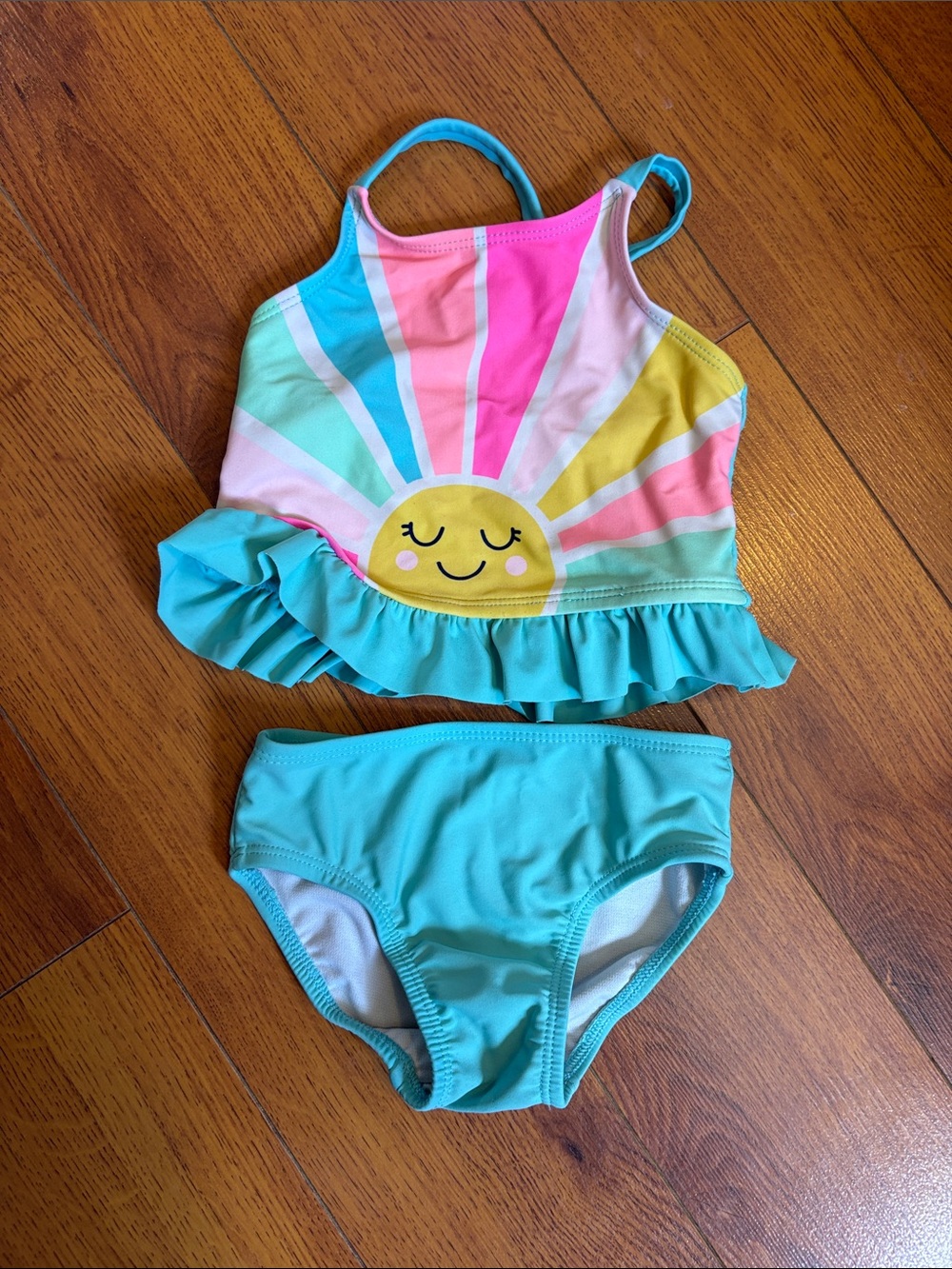 🌺10/$20 Sunshine Ruffle Two-Piece Baby Swim